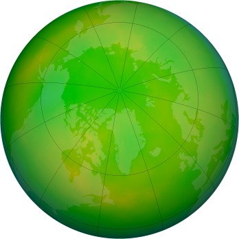 Arctic ozone map for 2004-06